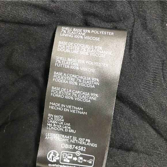 FREE PEOPLE Glitter & Gold Sequin Velvet Midi Dress Blue Black Size Medium New - Picture 16 of 16